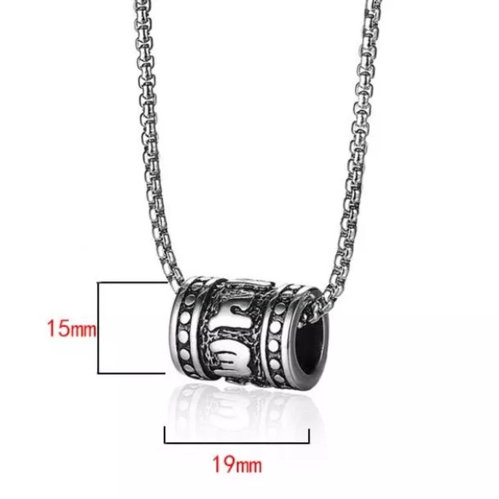 ❤️Six-character mantra rotatable beads necklace, N90201P111 - Picture 5 of 9